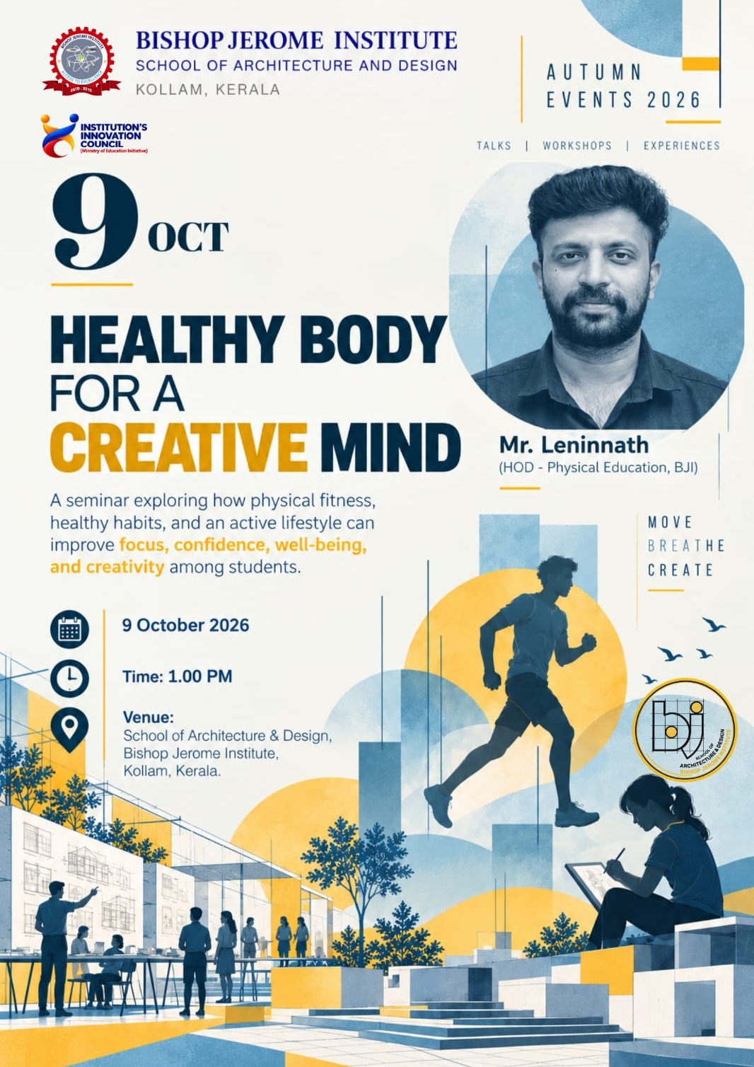 Healthy Body for a Creative Mind: Seminar Recounts the Link Between Fitness and Design